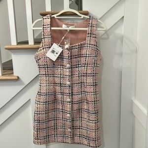 Endless Rose tweed dress. Never worn, with tags